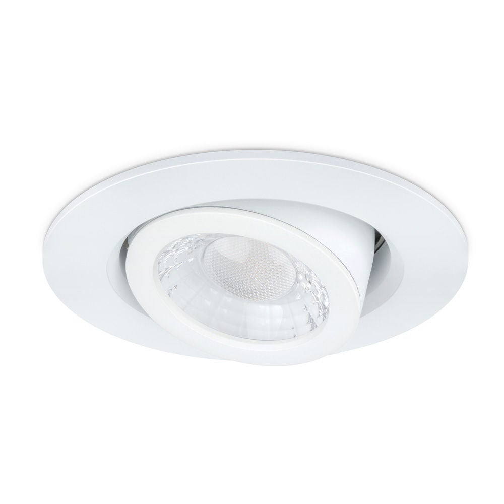 V50� Pro Tilt Fire-rated LED Downlight 7.5W IP65 3000/4000K WH